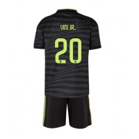 Real Madrid Vinicius Junior #20 Tredje sæt Børn 2022-23 Kortærmet (+ Korte bukser)
